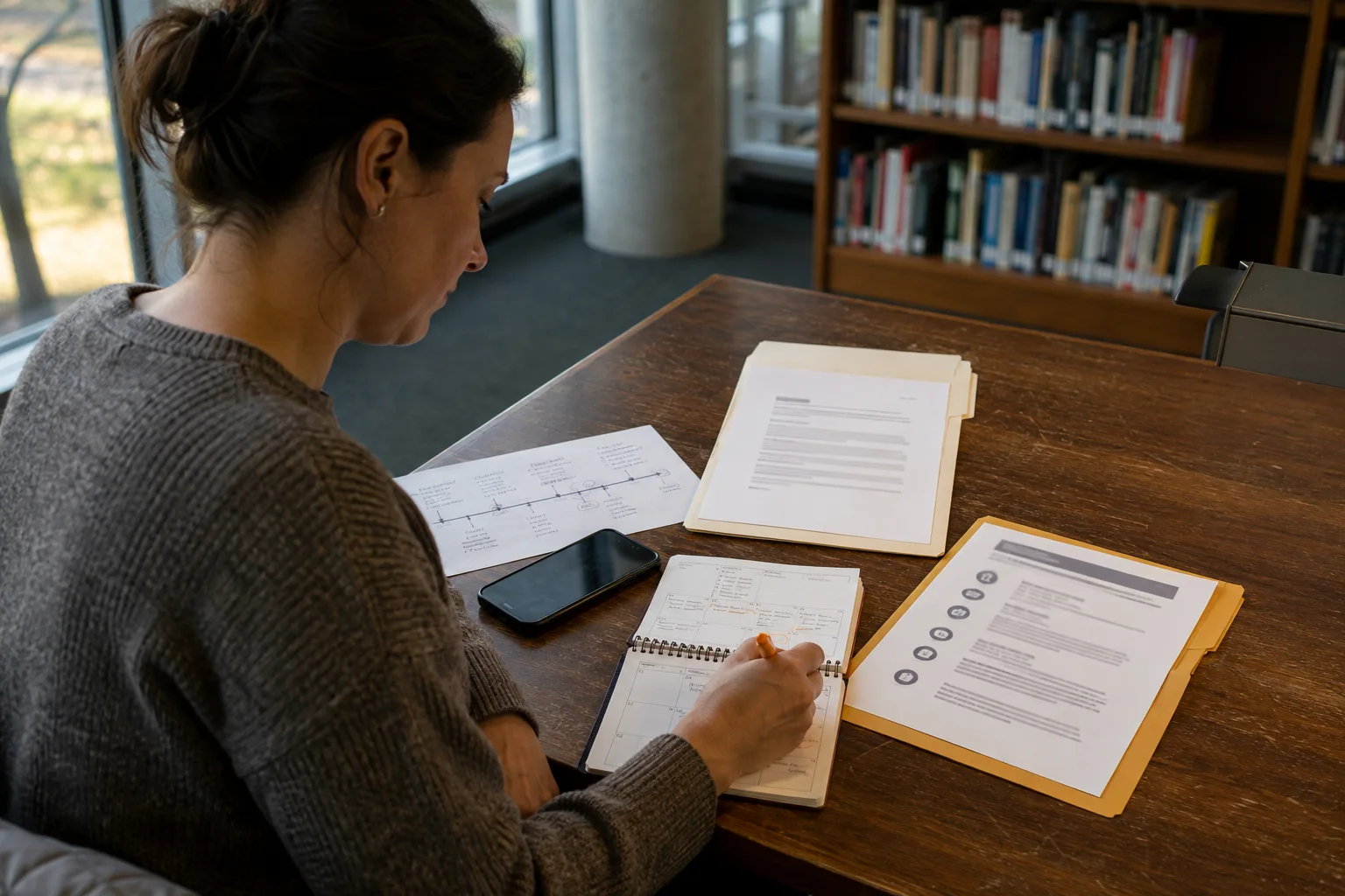 Person comparing a final response letter with an external complaint route and marking a deadline